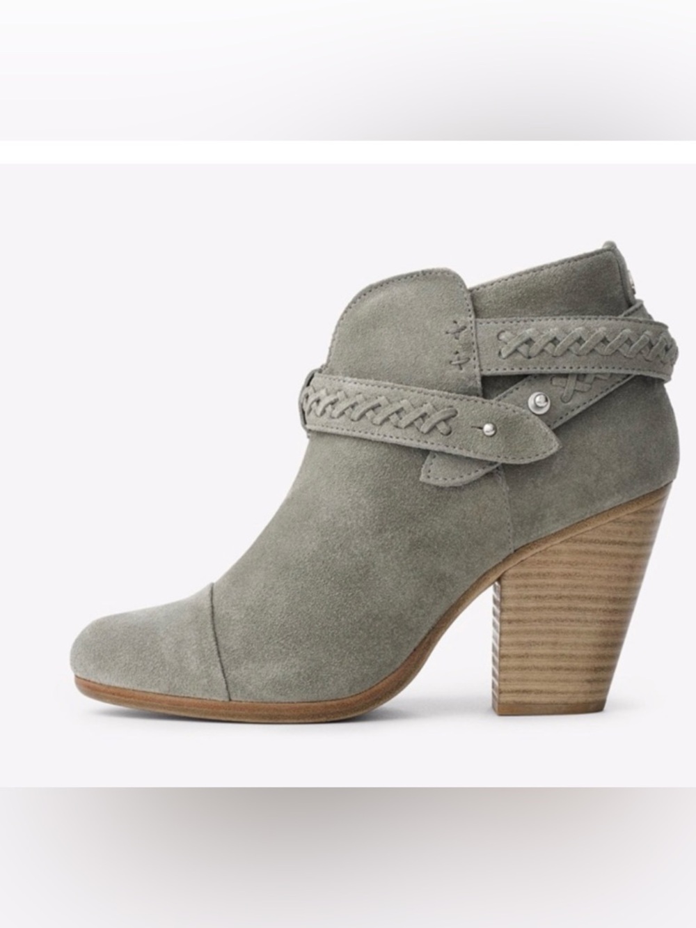 rag & bone Harrow Ankle Boot – Gray Suede